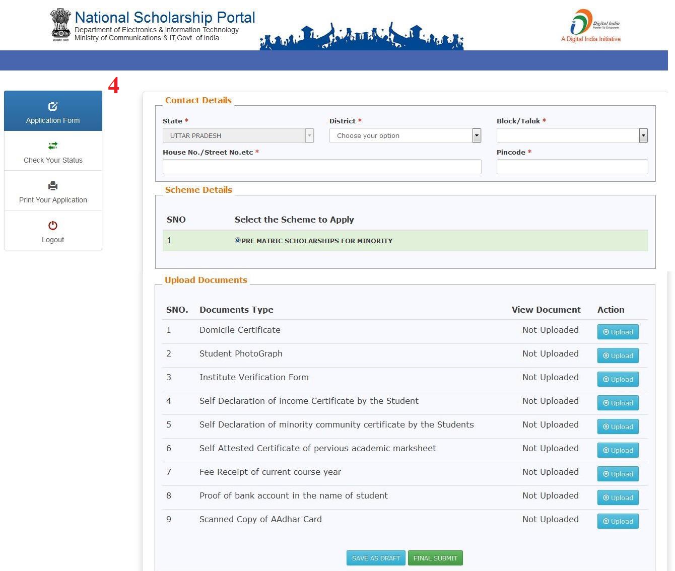 National Scholarship Portal NSP 2.0 : scholarships.gov.in – www