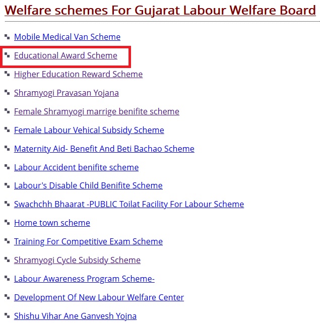 Gujarat labour welfare fund form a 1
