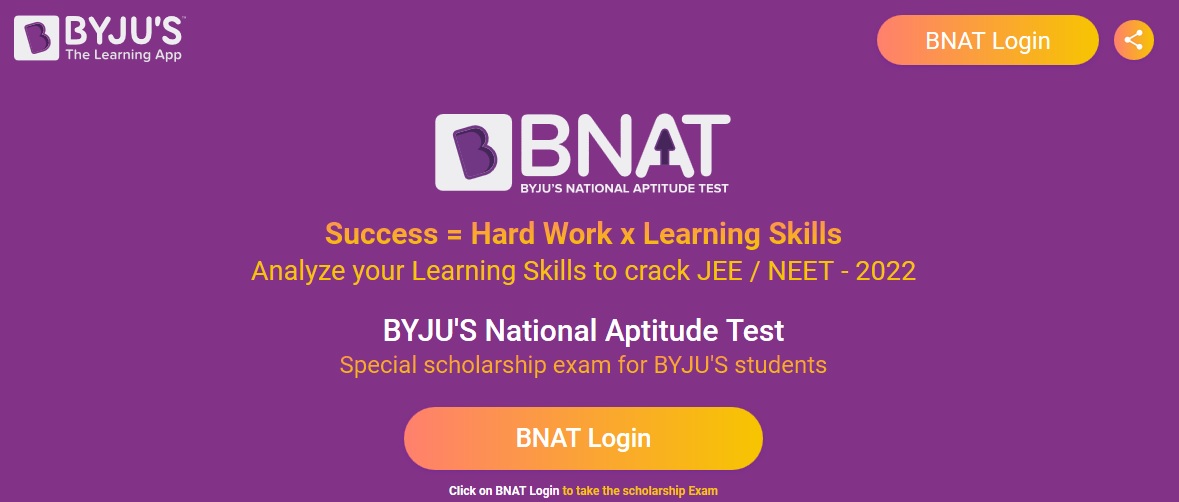results-announced-byju-s-bnat-national-aptitude-test-special-scholarship-2020-www