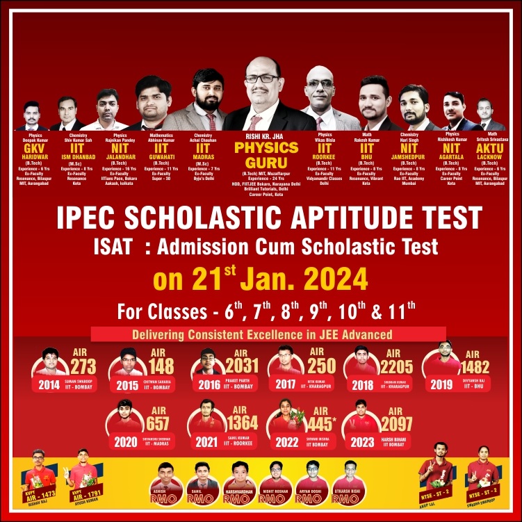 IPEC Scholastic Aptitude Test 2025 Bokaro www